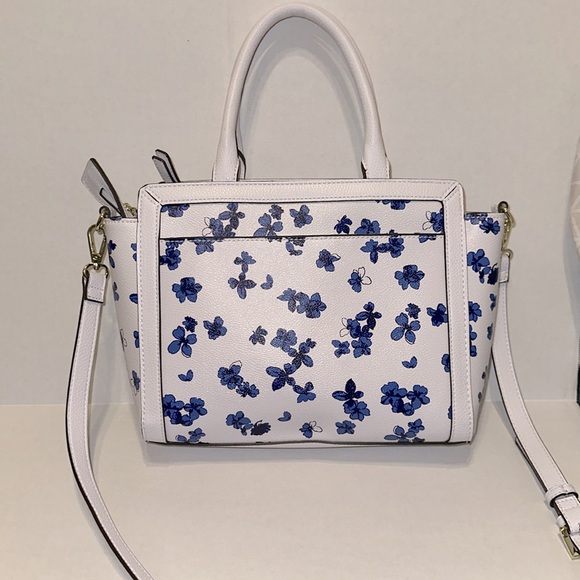 Liz Claiborne Mini Tuxedo Tote Bag - Floral - Picture 2 of 6